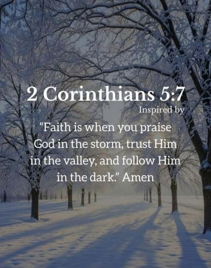 2 Corinthians 5:7 Inspired by 