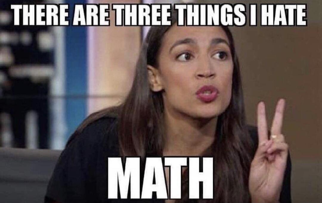 THERE ARE THREE THINGS I HATE MATH