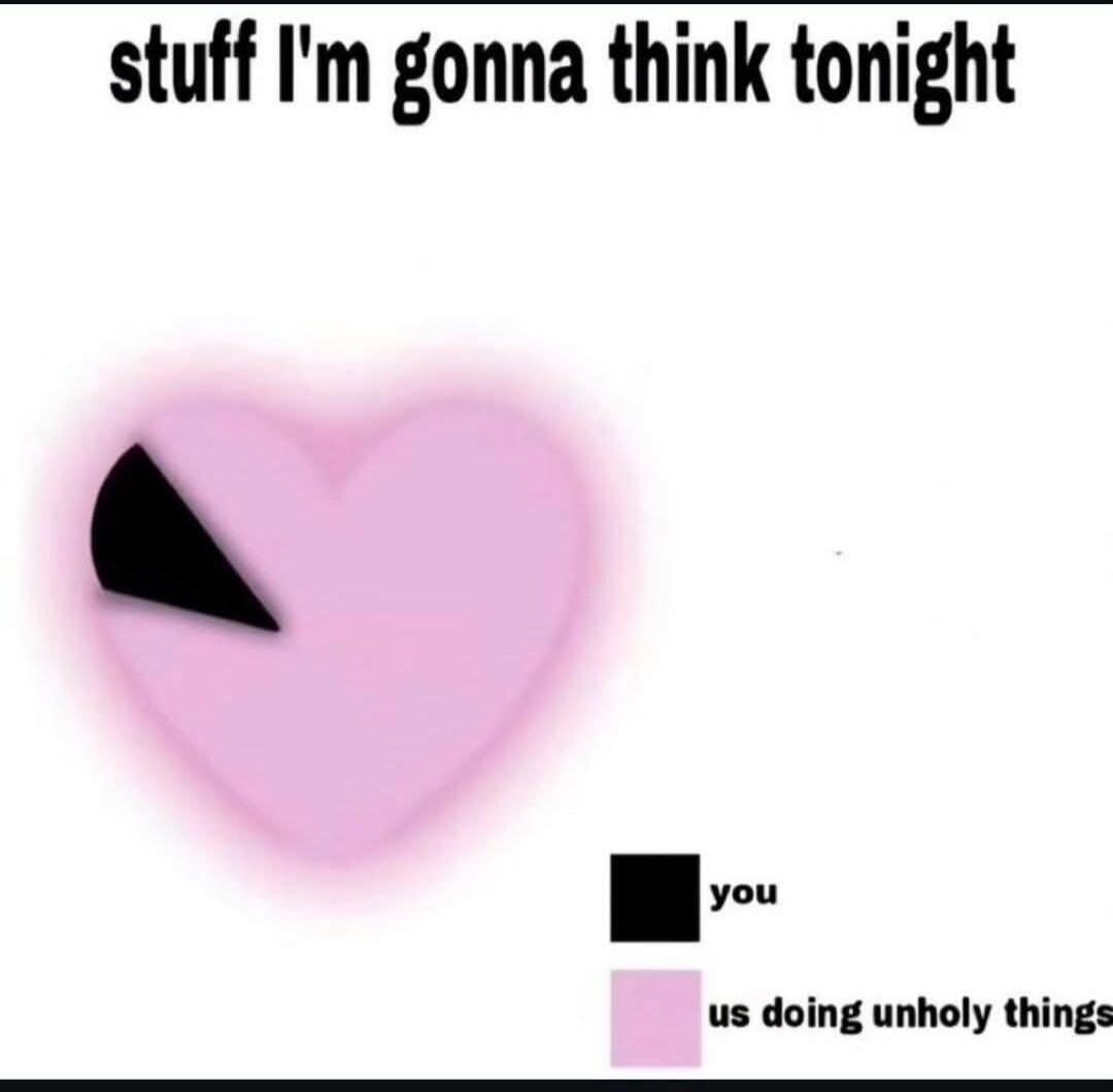 stuff I'm gonna think tonight you us doing unholy things