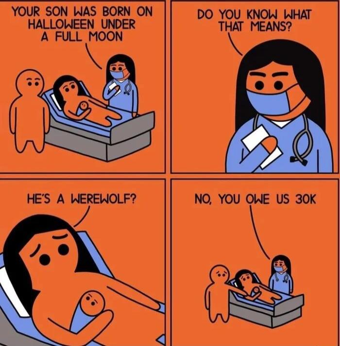 YOUR SON WAS BORN ON DO YOU KNOW WHAT HALLOWEEN UNDER THAT MEANS