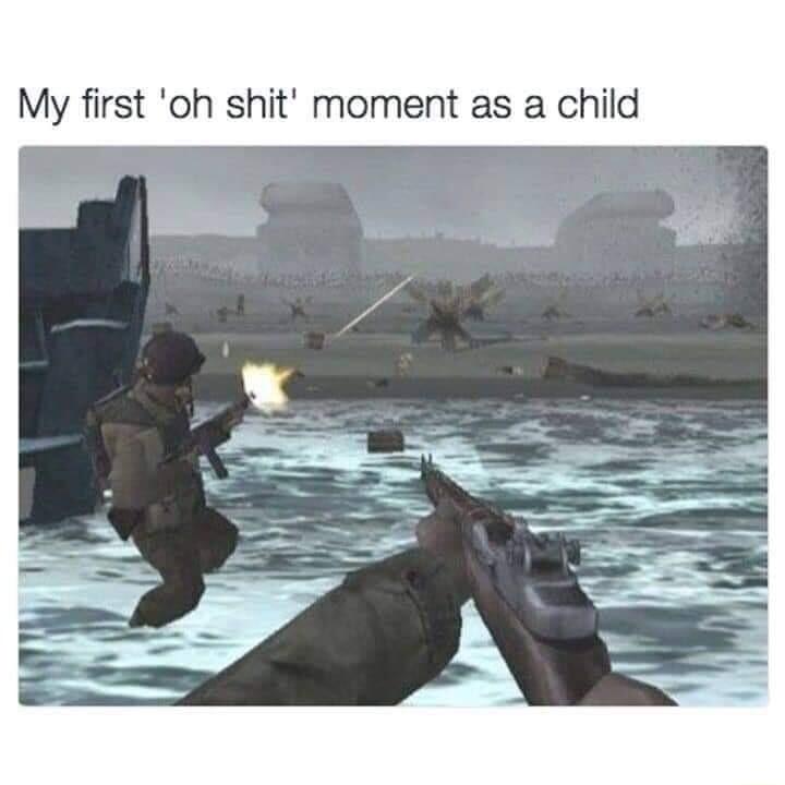 My first oh shit moment as a child