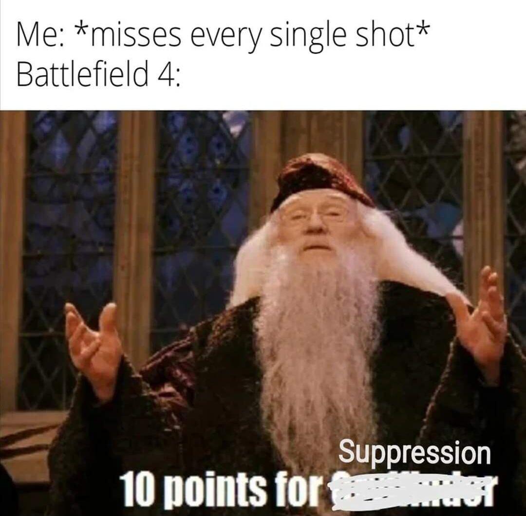 Me misses every single shot Battlefield 4 R Suppression 10 points for SFSNReT