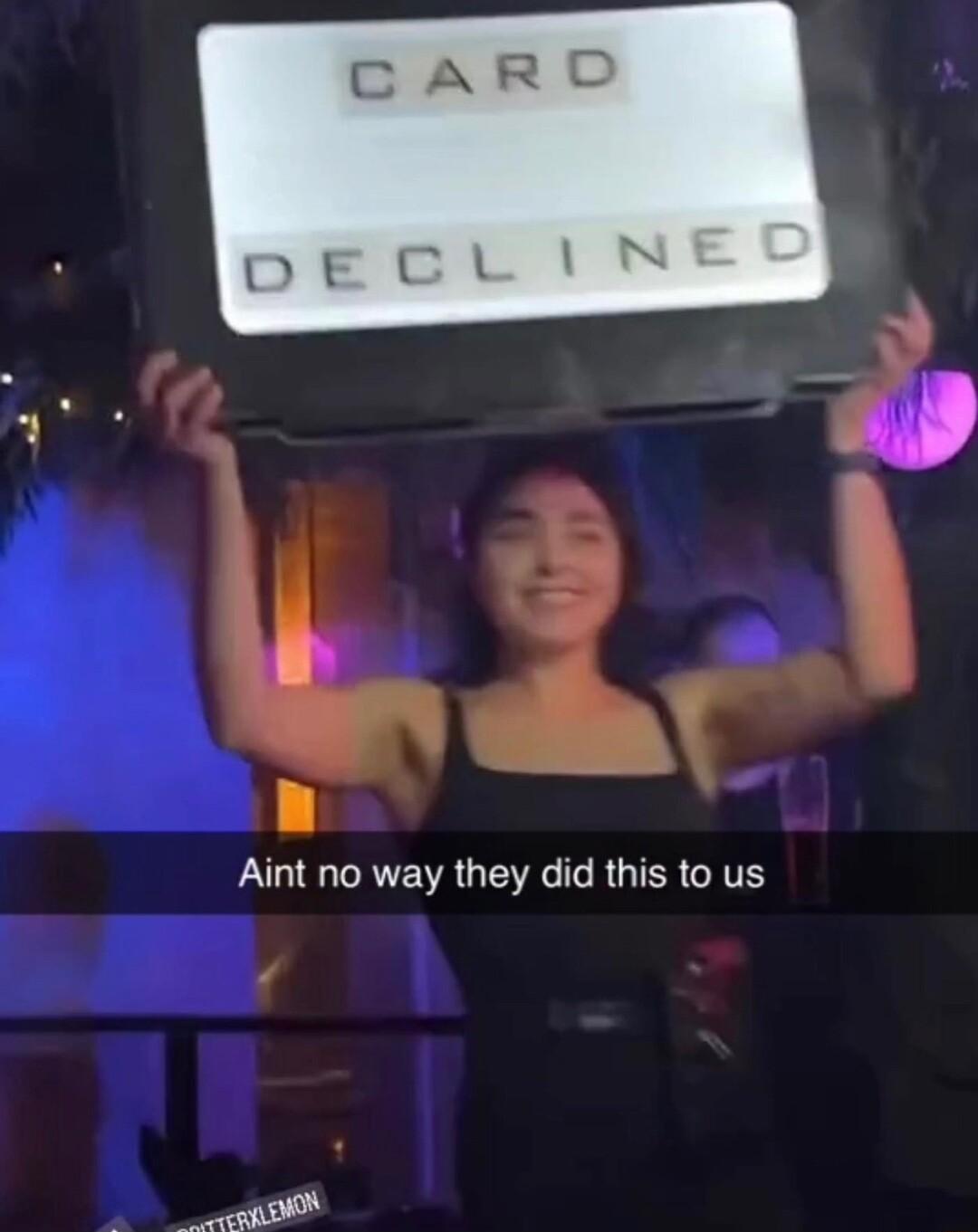 kel Aint no way they did this to us