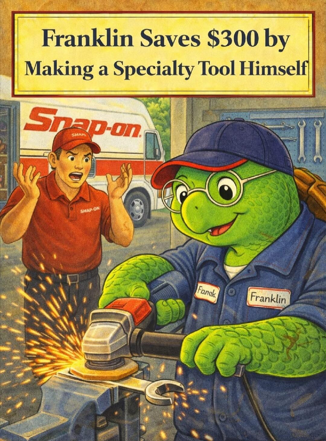 Franklin Saves $300 by Making a Specialty Tool Himself