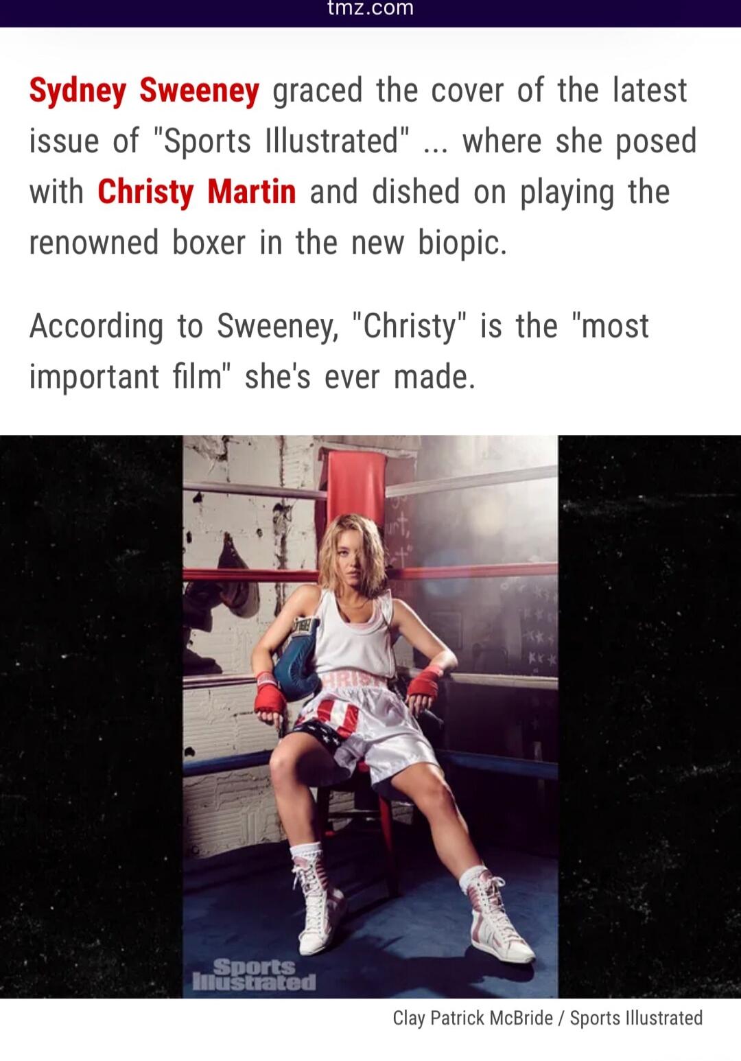 Sydney Sweeney graced the cover of the latest issue of 