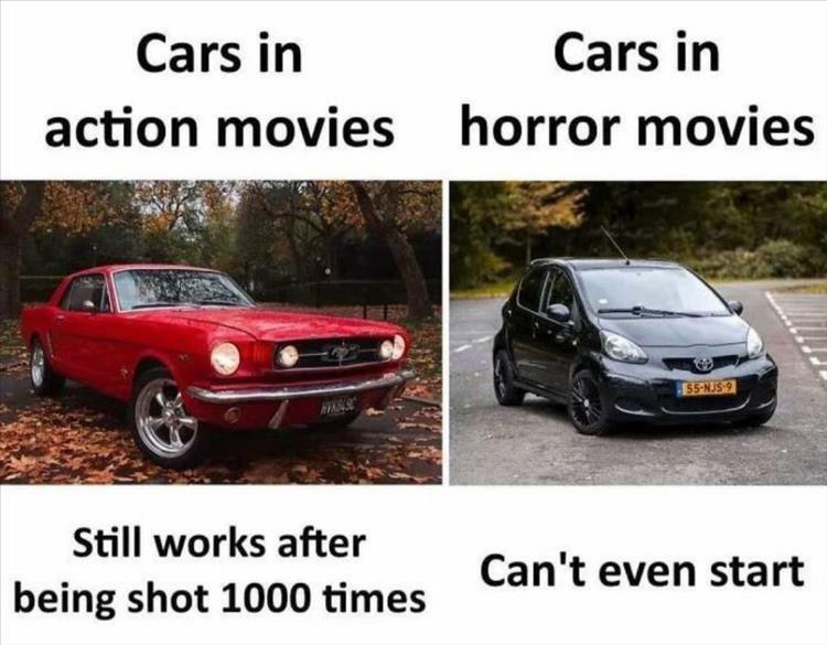 Carsin Carsin action movies horror movies Still works after being shot 1000 times Cant even start