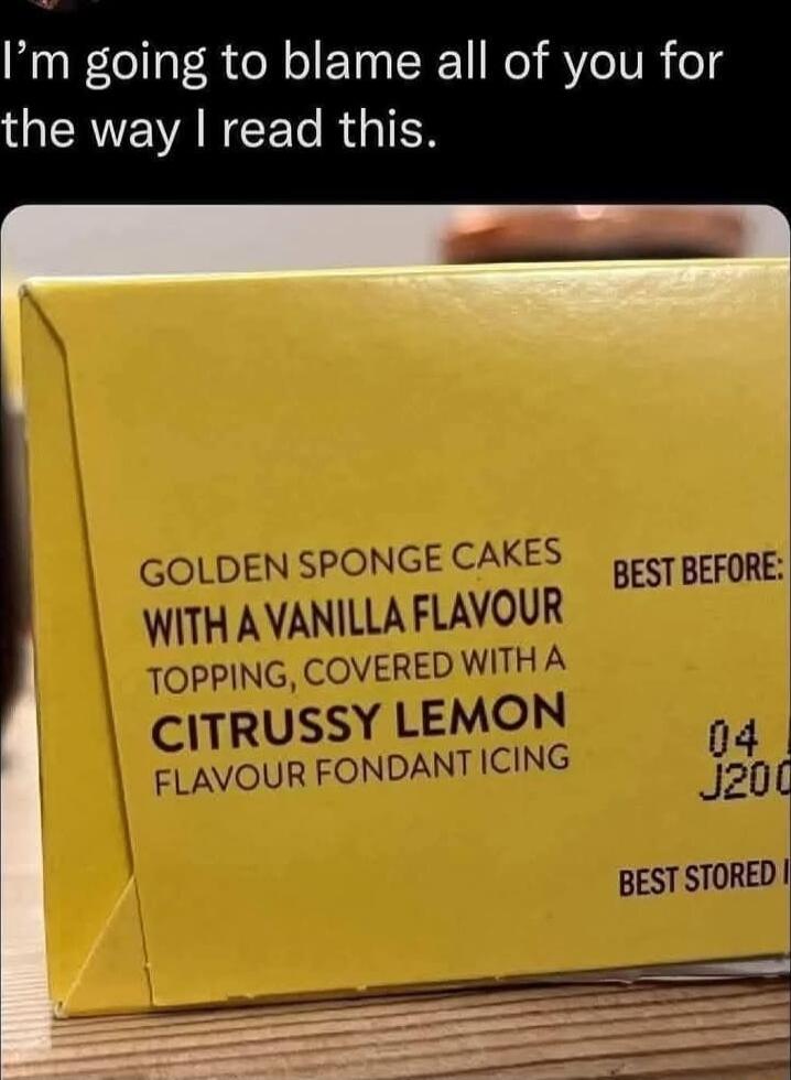 GOLDEN SPONGE CAKES BEFORE WITH AVANILLA FLAVOUR Rl TOPPING COVEREDWITHA CITRUSSY LEMON s FLAVOUR FONDANTICING m
