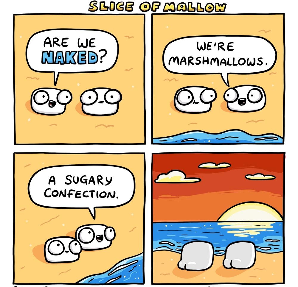 SLIGE OF LAALLEY WERE MARSHMALLOWS A SUGARY CONFECTION Adam Foreman sliceofmallow