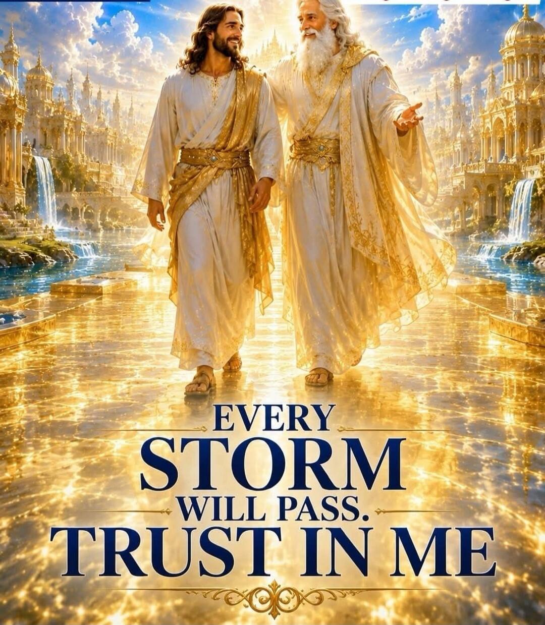 EVERY STORM WILL PASS. TRUST IN ME