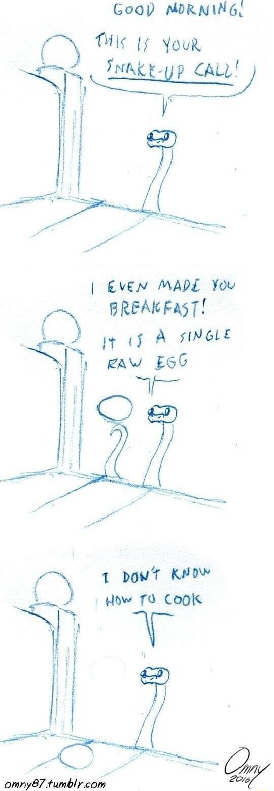 Gog MORNING i Your EVEN MADL You BREAKEAST I iR o 1 powT KeOw L o con omny87 tumblycom 2oz