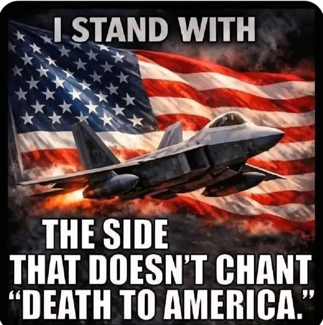 I STAND WITH THE SIDE THAT DOESN'T CHANT 