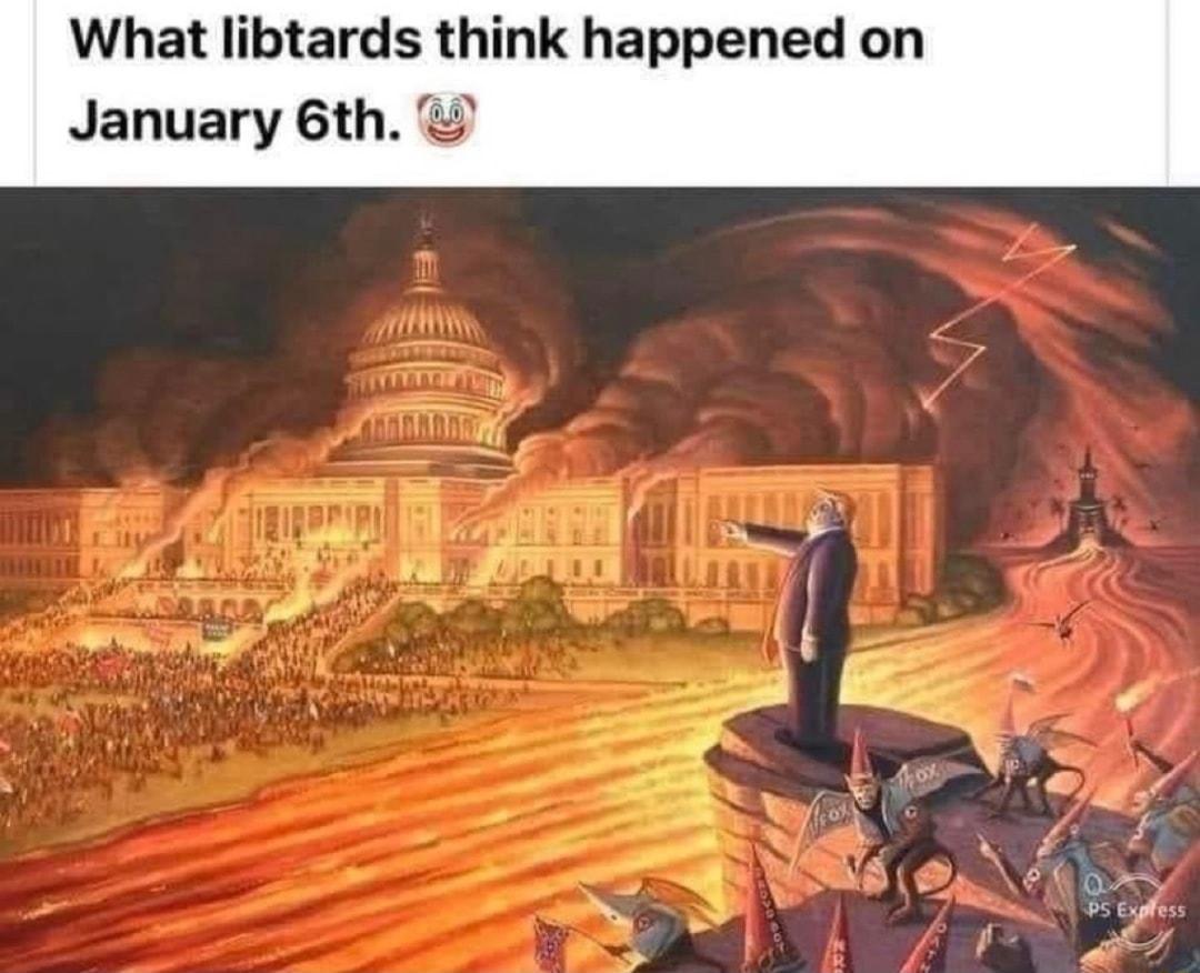 What libtards think happened on January 6