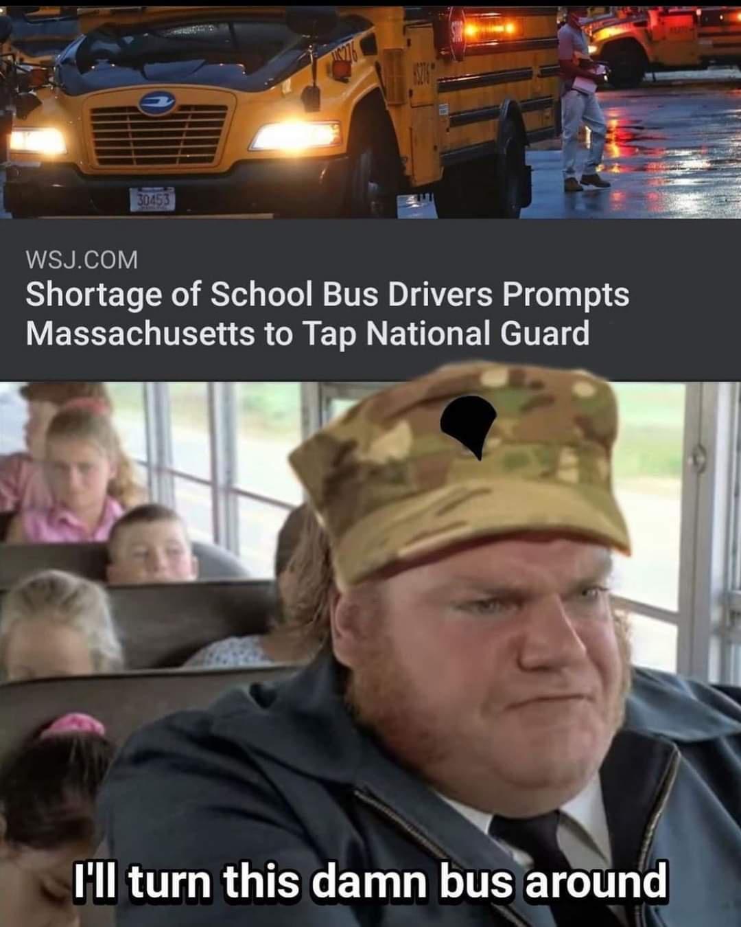 SNKe0Y Yy log eTo N Yol g oTo WETTER DI I SRRl o0 g 0 5 Massachusetts to Tap National Guard M Ill turn this damn bus around