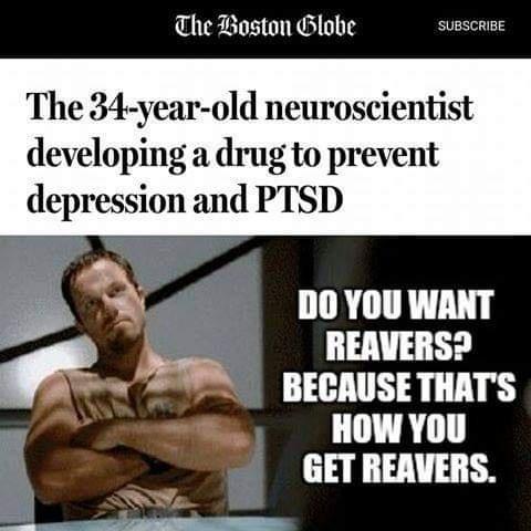 The Zoston Globe SUBSCRIBE The 34 year old neuroscientist developing a drug to prevent depression and PTSD DO YOU WANT REAVERS EWS BECAUSETHATS HOW YOU GET REAVERS
