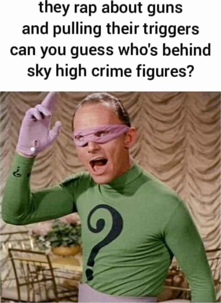 they rap about guns and pulling their triggers can you guess whos behind sky high crime figures