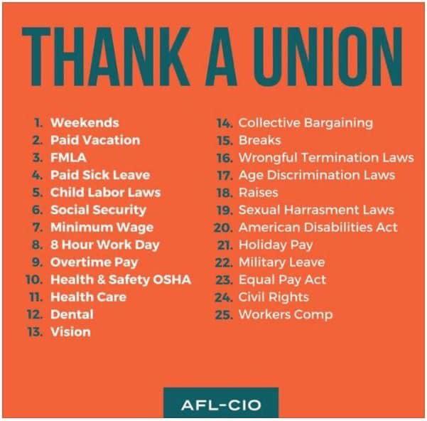 Weekends LEICAEI T FMLA Paid Sick Leave Child Labor Laws Social Security Minimum Wage 8 Hour Work Day Overtime Pay Health Safety OSHA Health Care Dental Vision CENO NP N GRED THANK A UNION 14 15 16 D co Collective Bargaining Breaks Wrongful Termination Laws Age Discrimination Laws LEIEES UG ELEE L EL I E American Disabilities Act UG EWEEE LIS LA EES Equal Pay Act Civil Rights Workers Comp