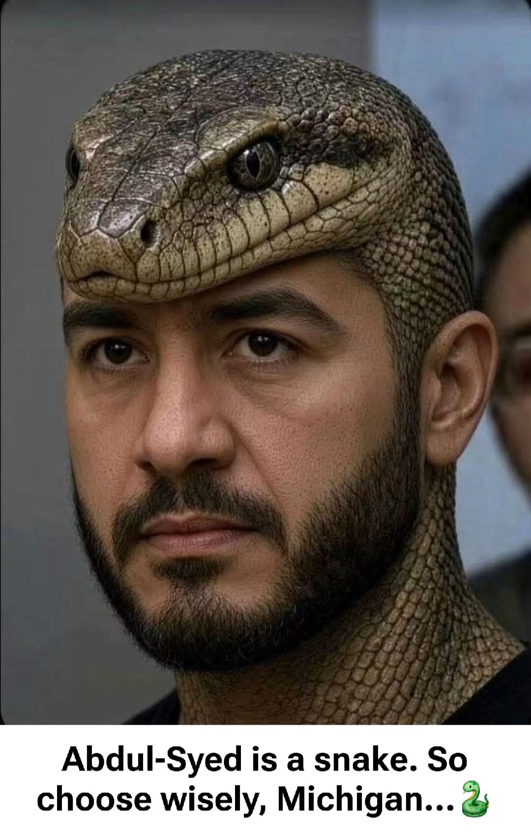 Abdul-Syed is a snake. So choose wisely, Michigan...
