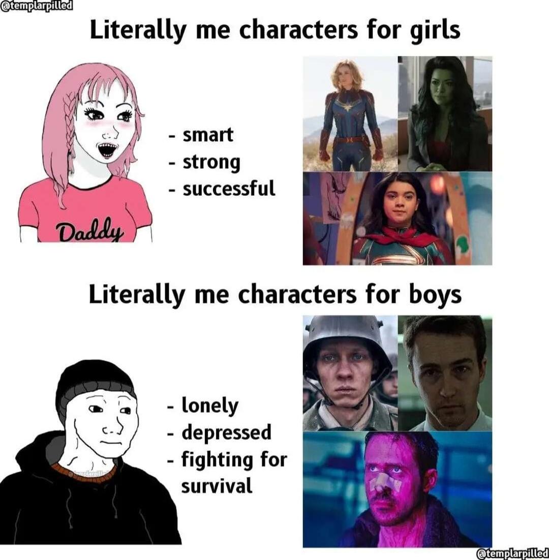 Literally me characters for girls smart strong successful lonely depressed fighting for survival