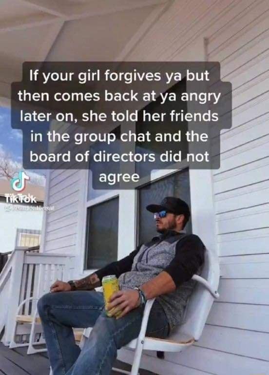 s LAY IV e T R e1eZ RVERGIT O then comes back at ya angry later on she told her friends in the group chat and the board of directors did not agree