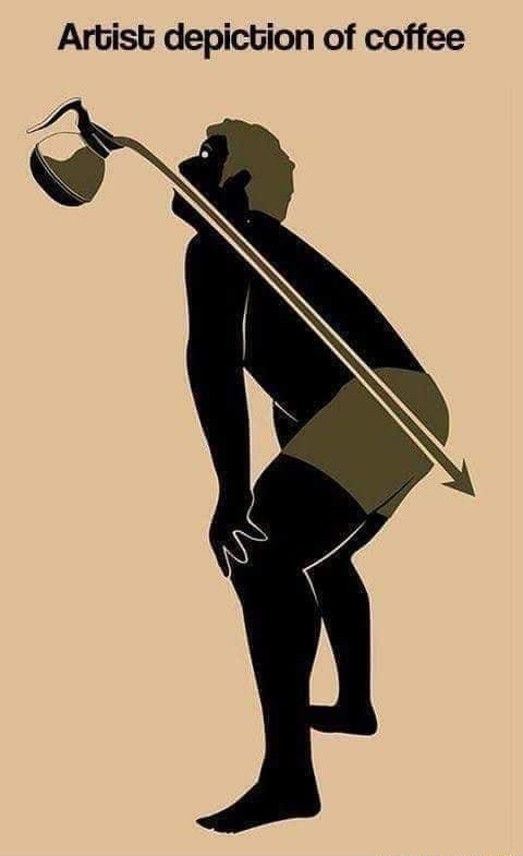 Artist depiction of coffee