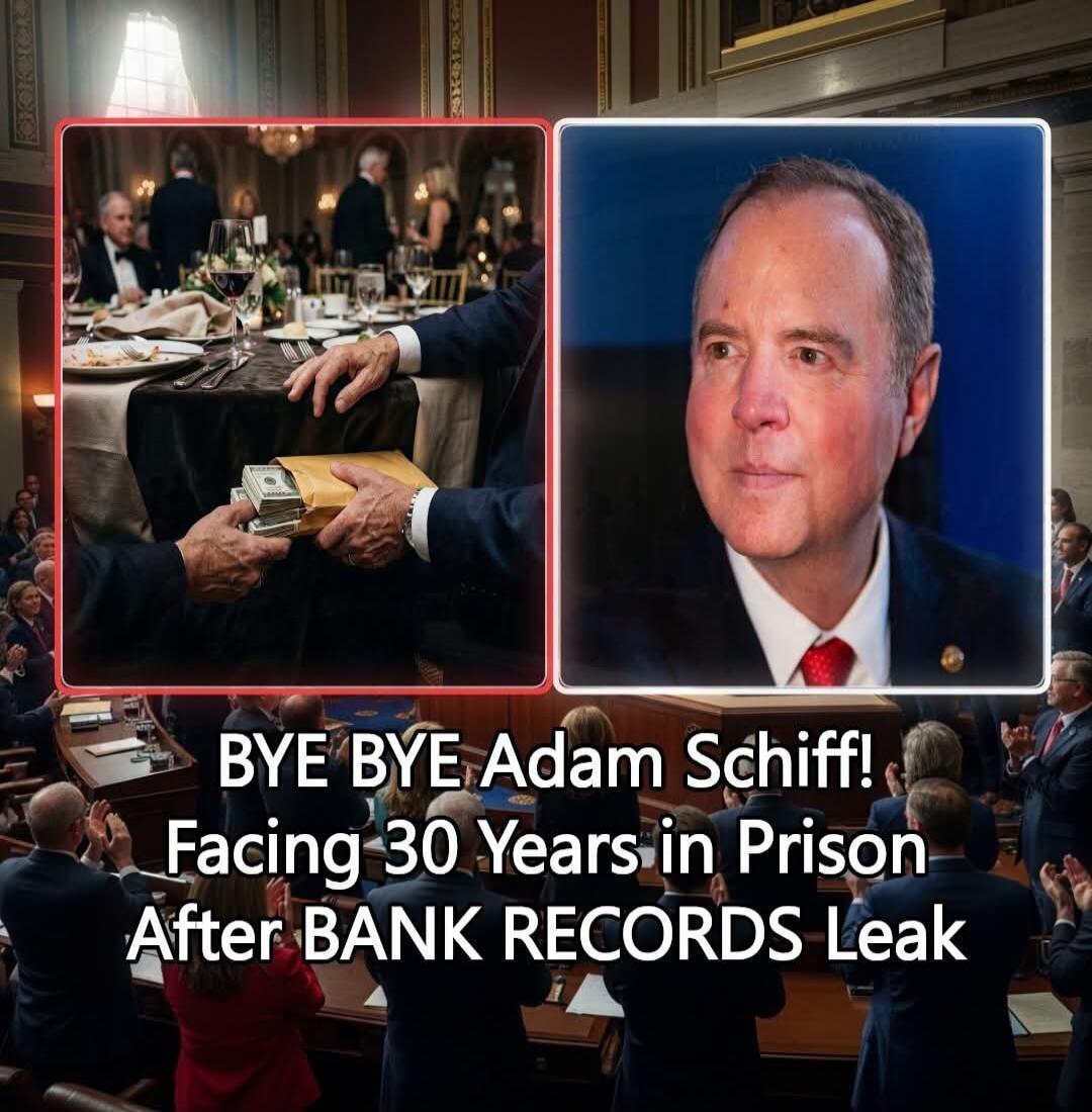 BYE BYE Adam Schiff! Facing 30 Years in Prison After BANK RECORDS Leak