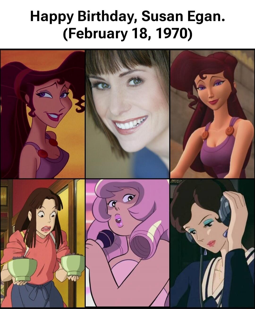 Happy Birthday, Susan Egan. (February 18, 1970)