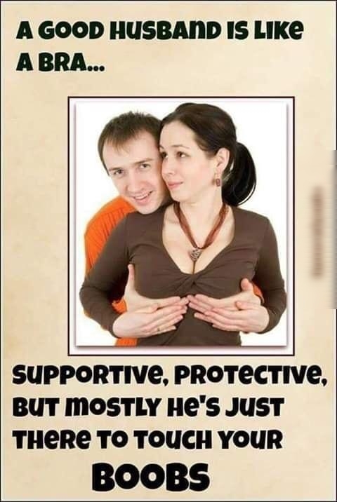 A GOOD HUSBAND IS LIKe ABRA SUPPORTIVe PROTECTIVE BUT MOSTLY HES JUST THERe TO TOUCH YOUR