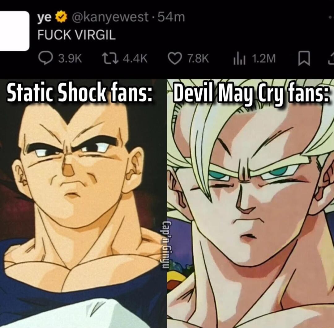 ye FUCK VIRGIL Static Shock fans Eelrz I