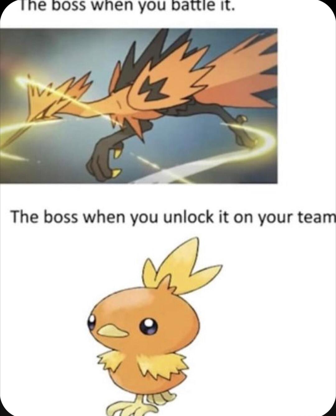 rlhe DOSS when you Dattie It The boss when you unlock it on your team J