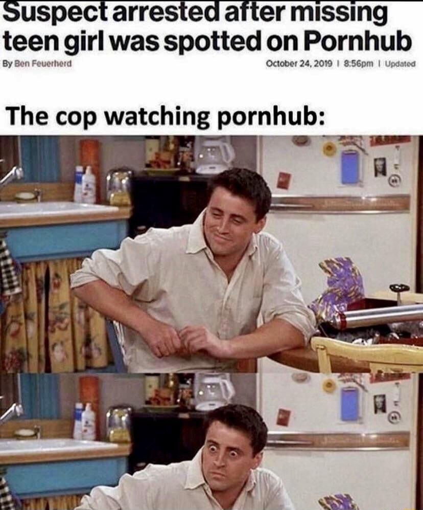 Suspect arrested after missing teen glrl was spotted on Pornhub ByBer Octooer 24200 5 The cop watching pornhub_