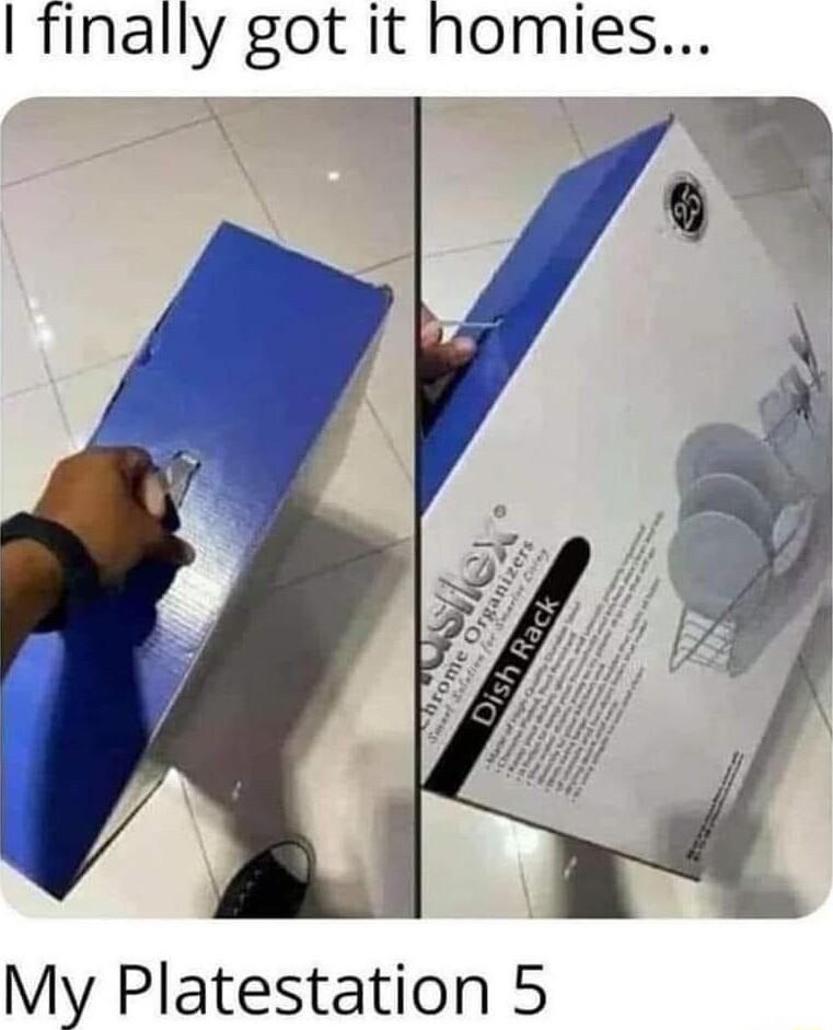 finally got it homies A My Platestation 5