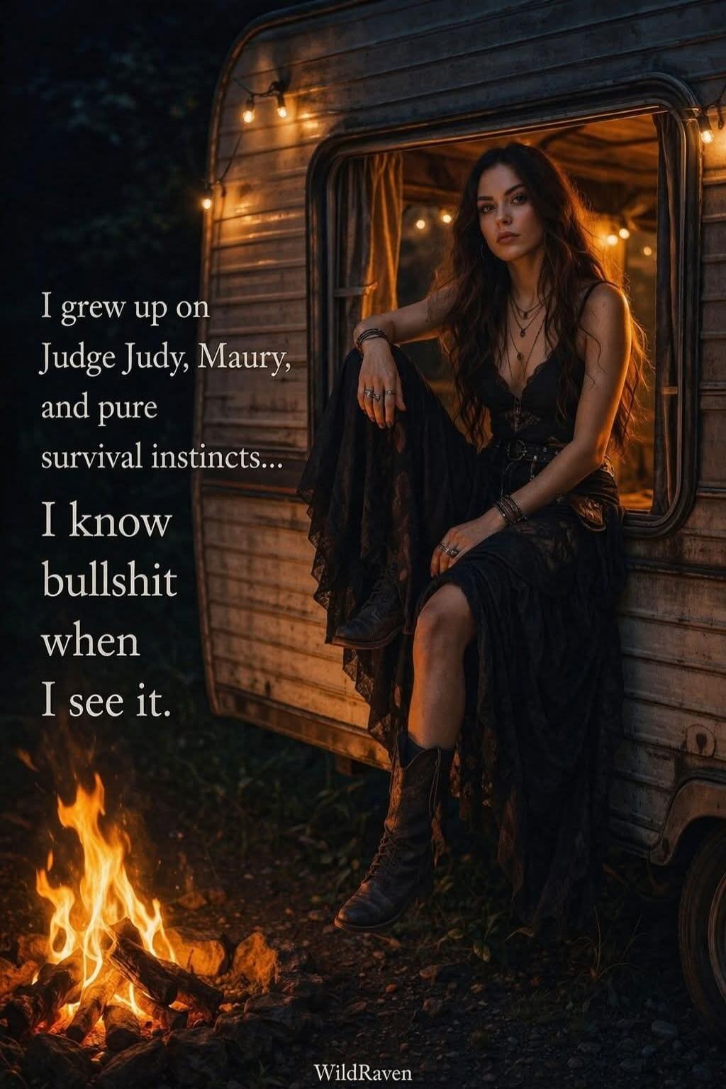 I grew up on Judge Judy, Maury, and pure survival instincts... I know bullshit when I see it. WildRaven