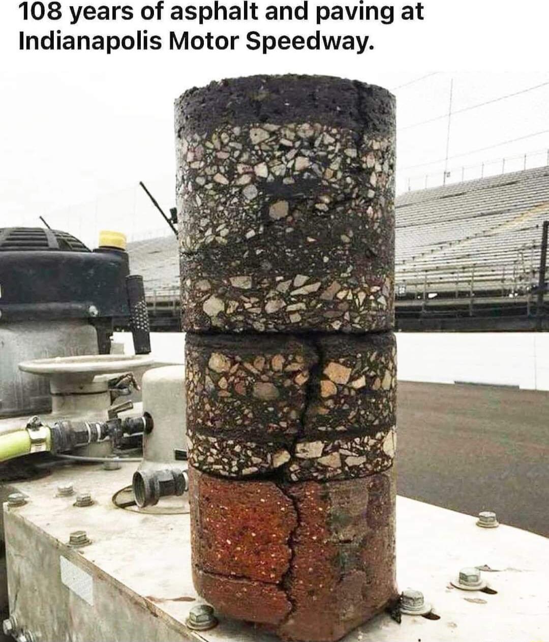 108 years of asphalt and paving at Indianapolis Motor Speedway