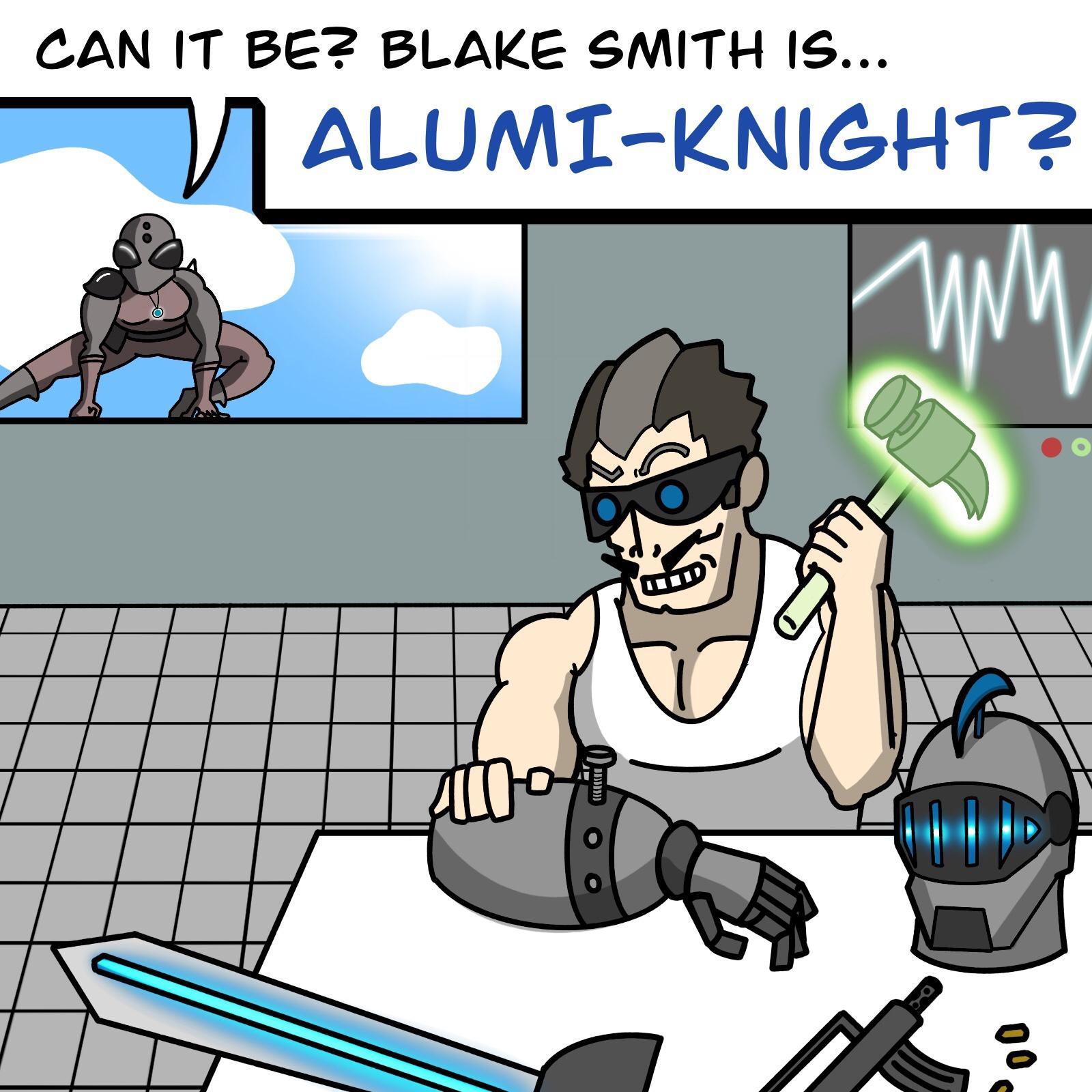 CAN IT BEZ BLAKE SMITH IS ALUMI KNIGHT2 L A Lo K