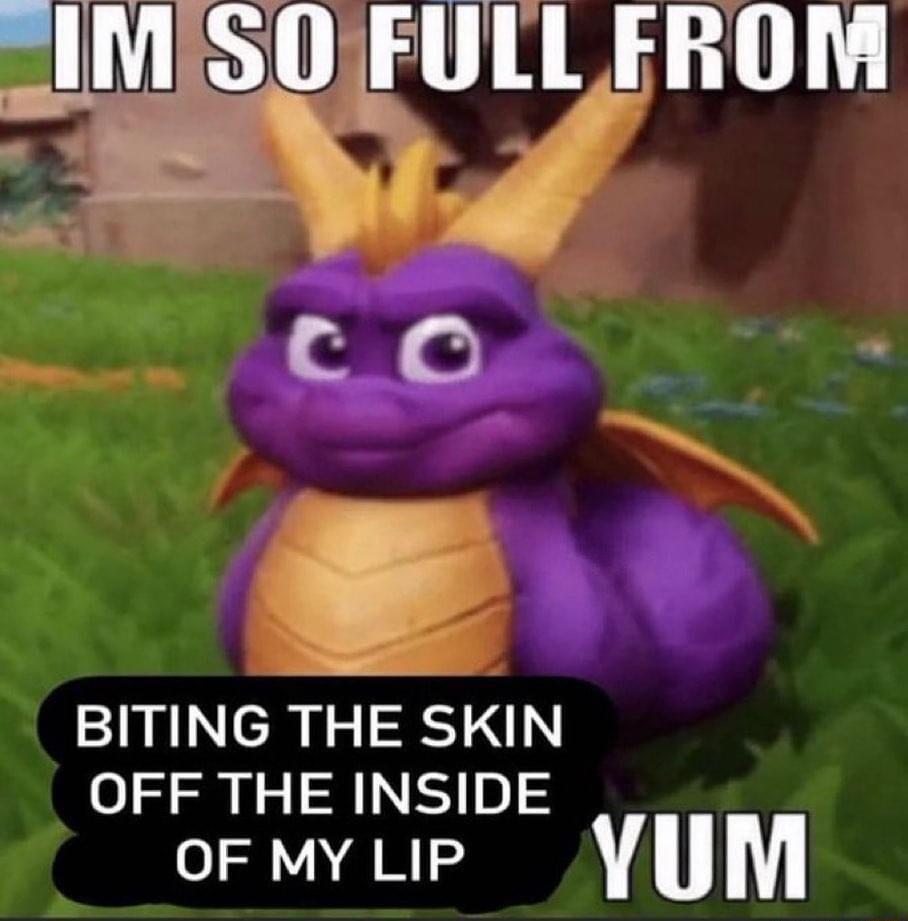 1M SL jll FROM BITING THE SKIN OFF THE INSIDE VAN