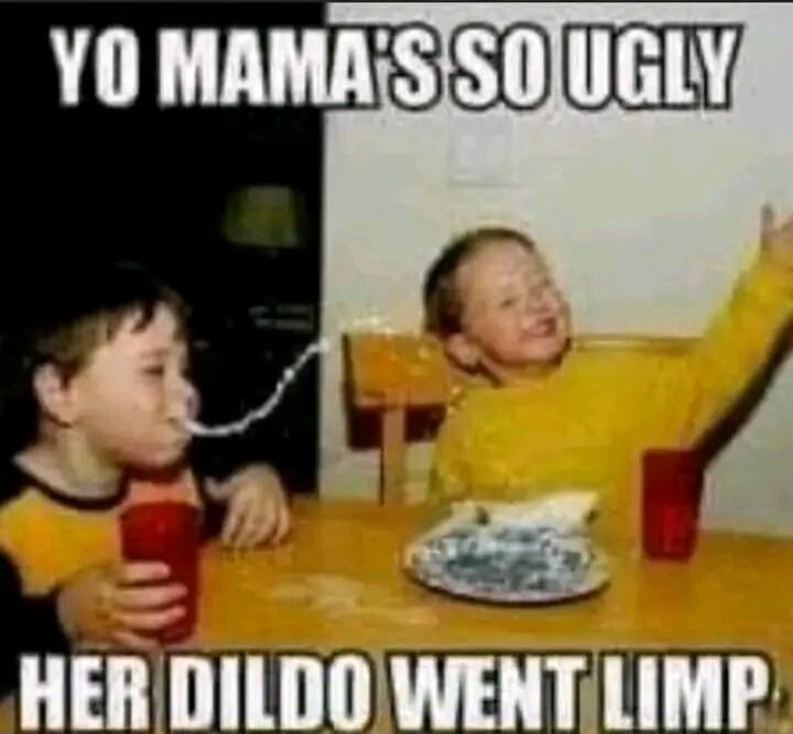 YO MAMA'S SO UGLY HER DILDO WENT LIMP
