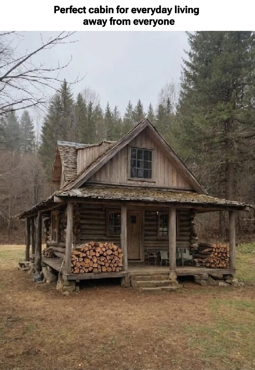 Perfect cabin for everyday living away from everyone