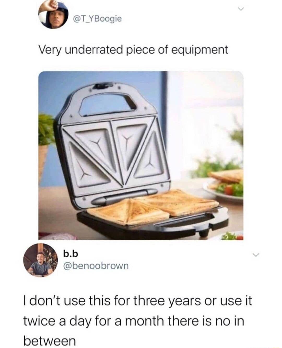 TYBoogie Very underrated piece of equipment bb benoobrown dont use this for three years or use it twice a day for a month there is no in between