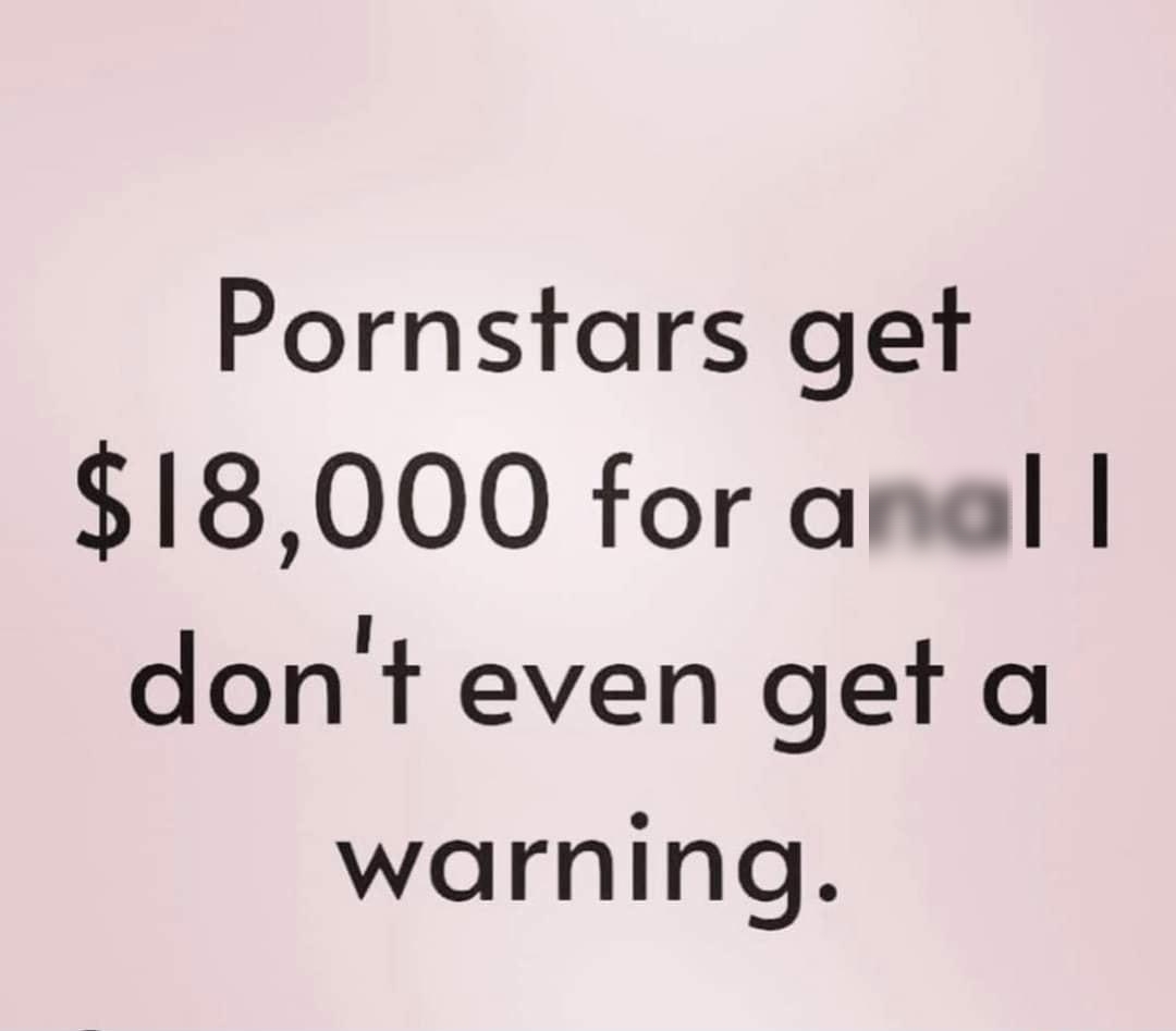 Pornstars get 18000 for amal dont even get a warning