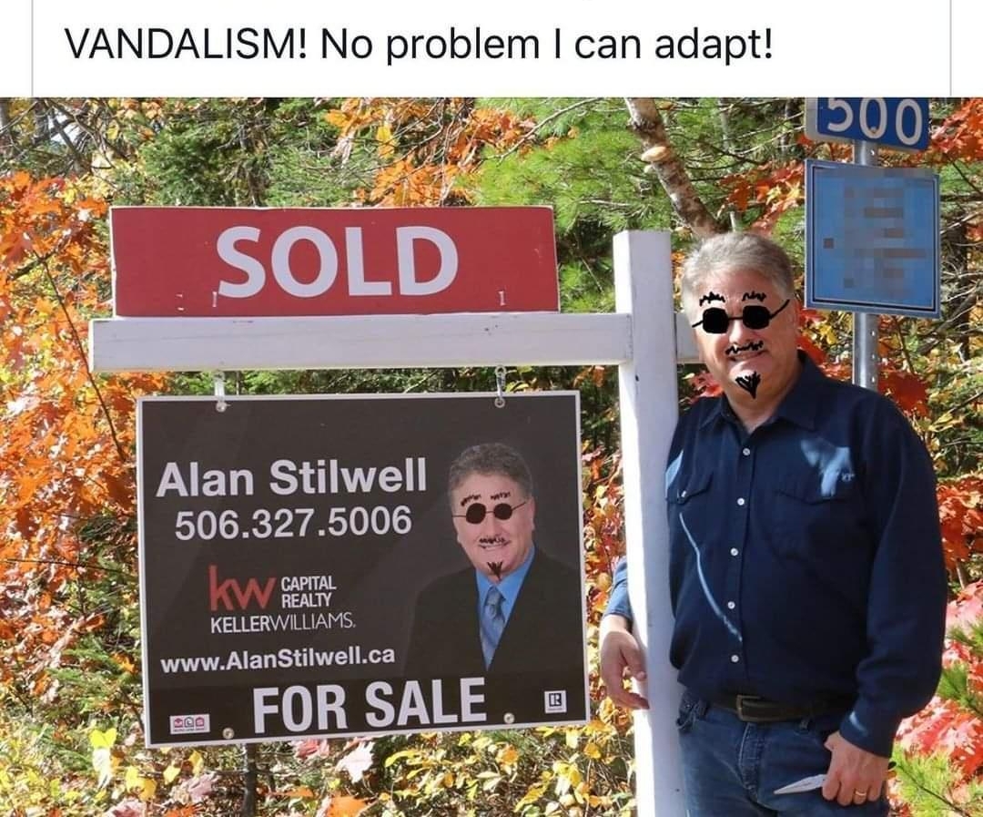 Alan Stilwell Realtor is feeling cool 17PM Q VANDALISM No problem can adapt Alan Stilwell 5063275006 s P i e AlanSiiwellca i FORSALE
