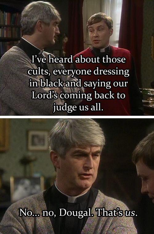 Ivgeg rd ELTITR cults everyone dressing 2y 3 iniblacksand saying our L p A LA Lordsicoming back to judge us all A _10 ry Dougal 2