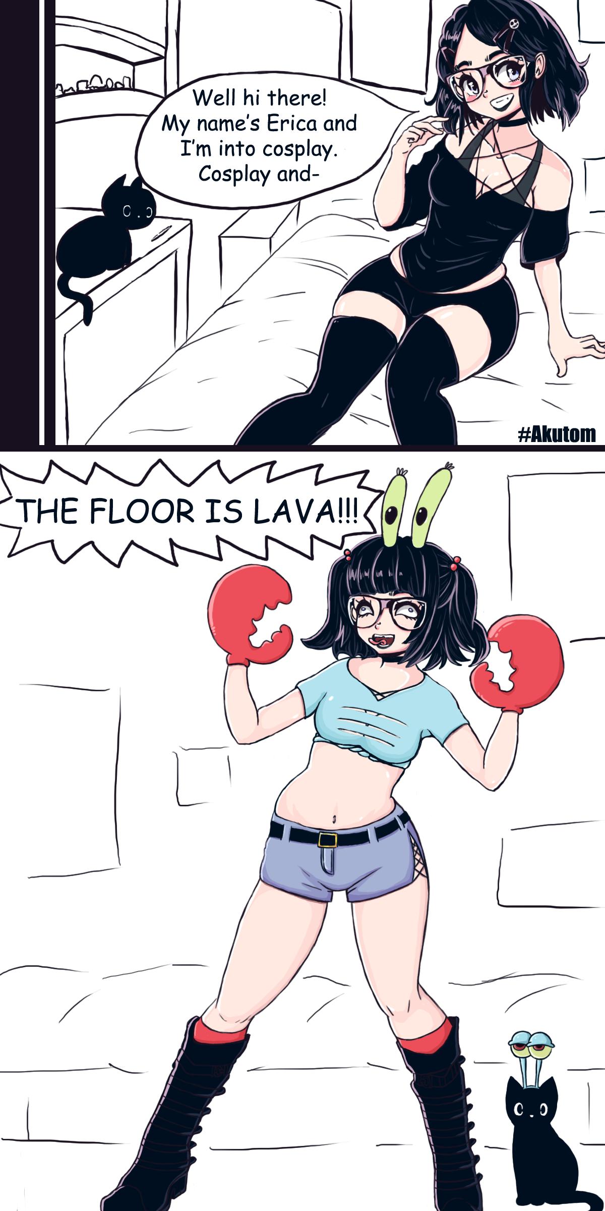 Well hi there My names Erica and Tm into cosplay Cosplay and