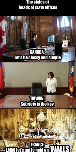 Ihe styles of heads of state offices Ll TCANADA Lets be classy and simple v