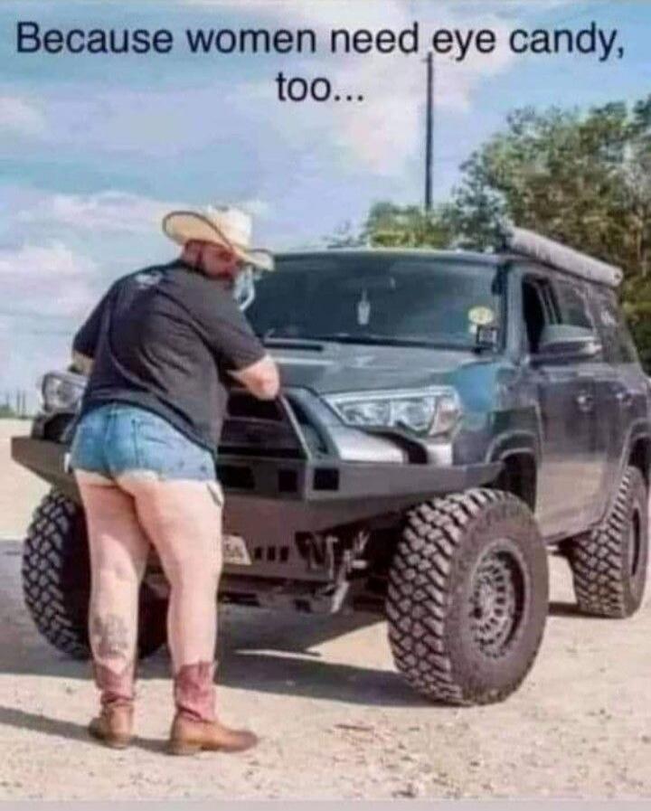 Because women need eye candy, too...