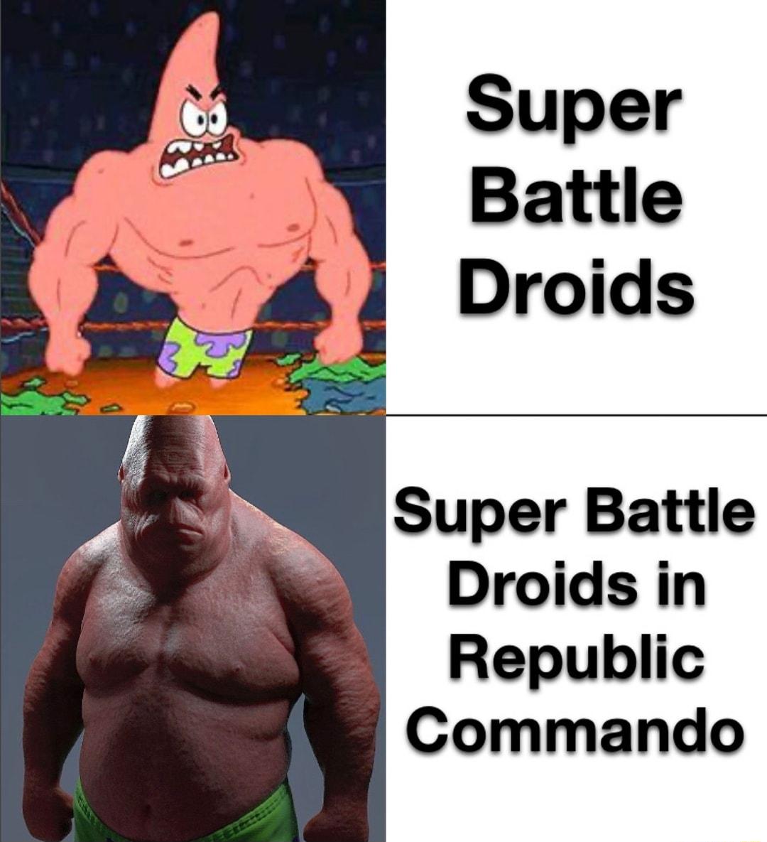 Super Battle Droids in Republic Commando