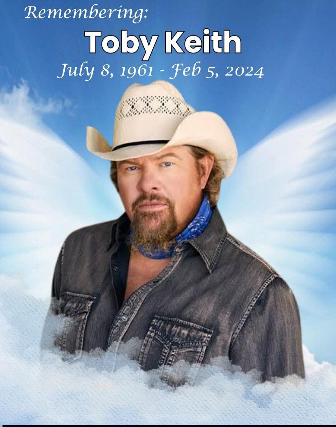 Remembering: Toby Keith July 8, 1961 - Feb 5, 2024