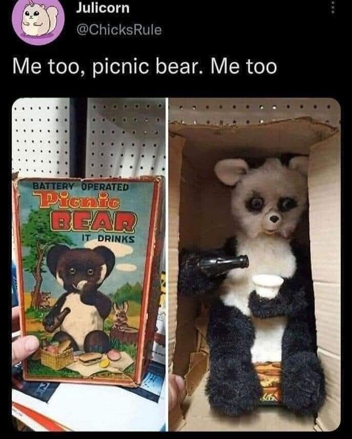Julicorn ChicksRule Me too picnic bear Me too