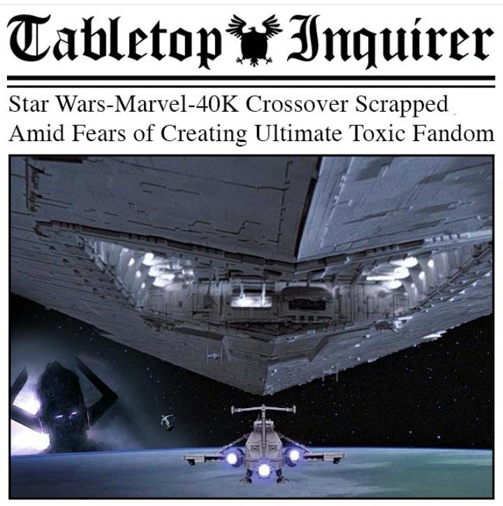 Tabletop Inquirer Star Wars Marvel 40K Crossover Scrapped Amid Fears of Creating Ultimate Toxic Fandom