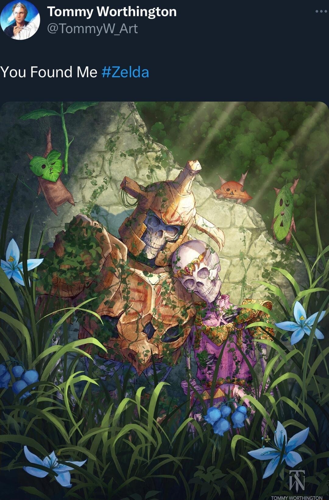 Tommy Worthington TommyW_Art You Found Me Zelda