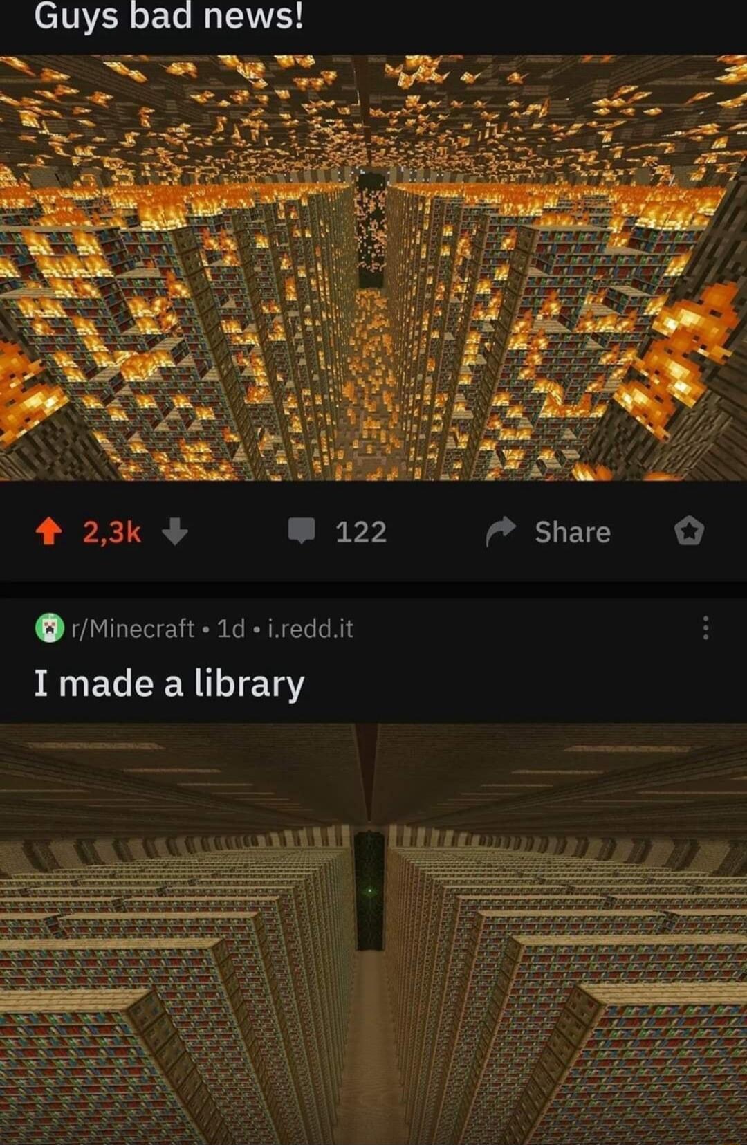 LEINER ETe I V N W 423k 122 7 share rMinecraft 1d ireddit L ECEENTTETY